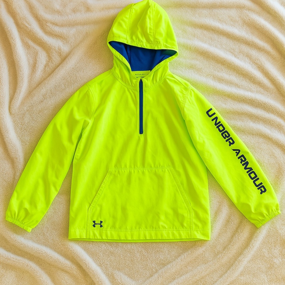 Under Armour Kids Bright Yellow wind jacket